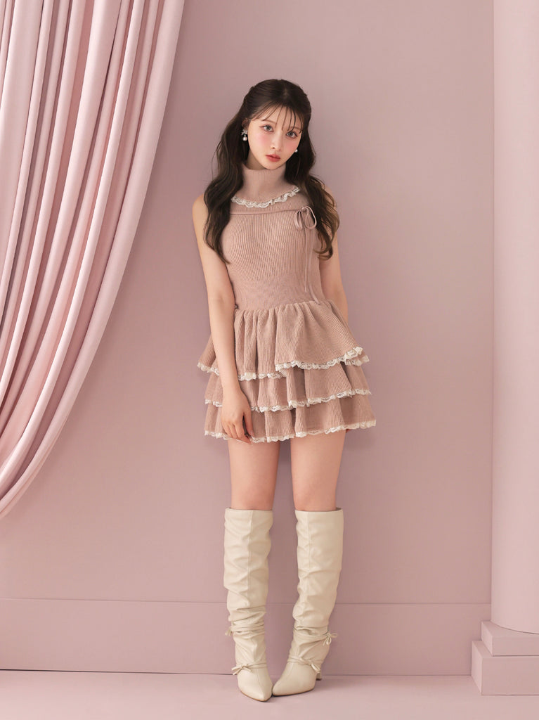 model：160cm　(size：F　color：Pink)