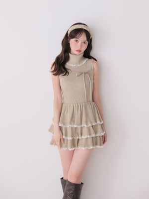 model：162cm　(size：F　color：Beige)