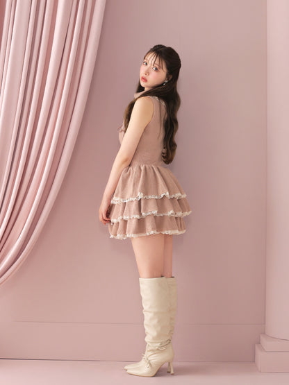 model：160cm　(size：F　color：Pink)