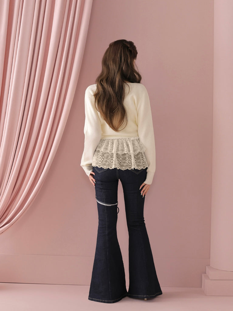 model：160cm　(size：F　color：Navy)