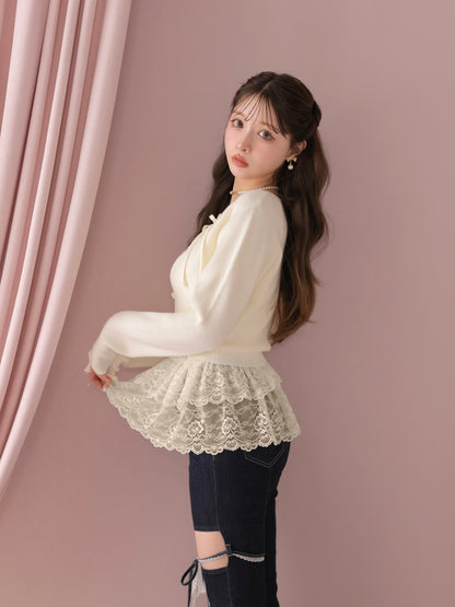 model：160cm　(size：F　color：Ivory)