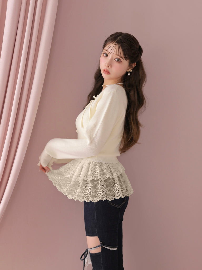 model：160cm　(size：F　color：Navy)