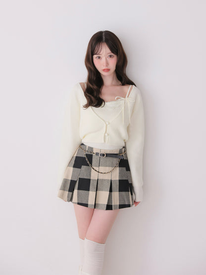 model：162cm　(size：F　color：Ivory)