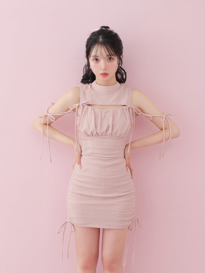 model：160cm　(size：F　color：Pink)