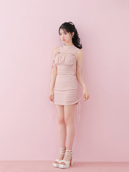 model：160cm　(size：F　color：Pink)