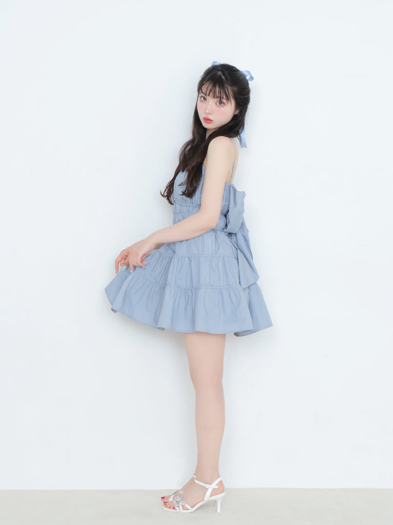 model：160cm　(size：F　color：Blue)