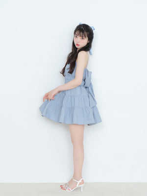 model：160cm　(size：F　color：Blue)