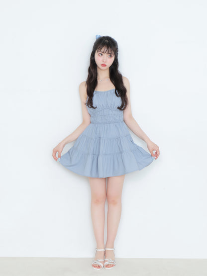 model：160cm　(size：F　color：Blue)