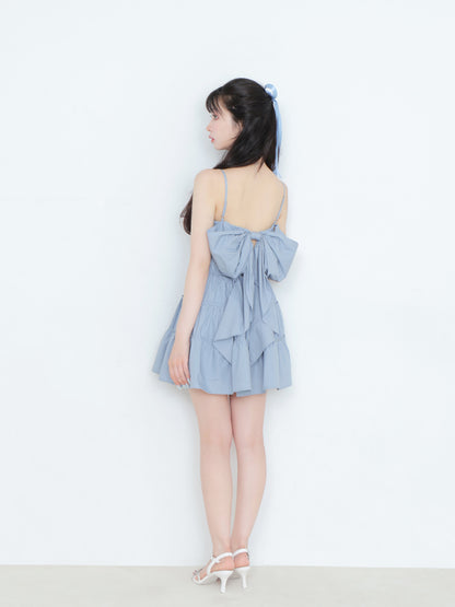 model：160cm　(size：F　color：Blue)
