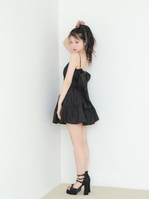 model：160cm　(size：F　color：Black)