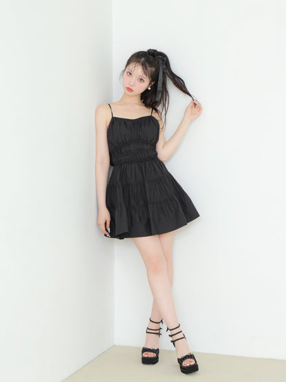 model：160cm　(size：F　color：Black)