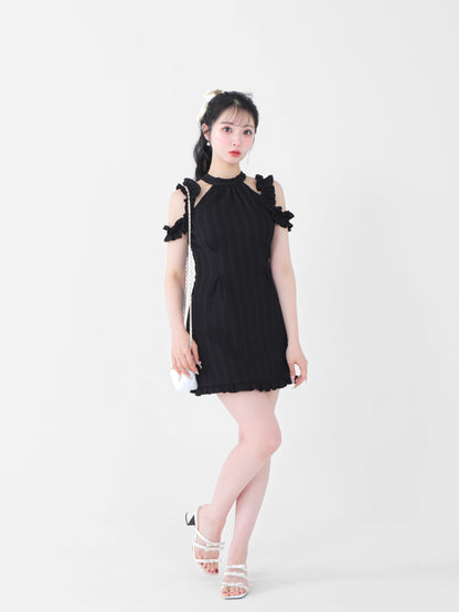 model：160cm　(size：F　color：Black)