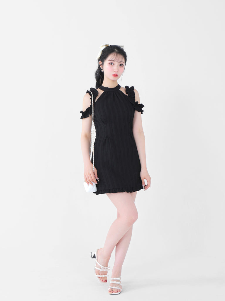 model：160cm　(size：F　color：Black)