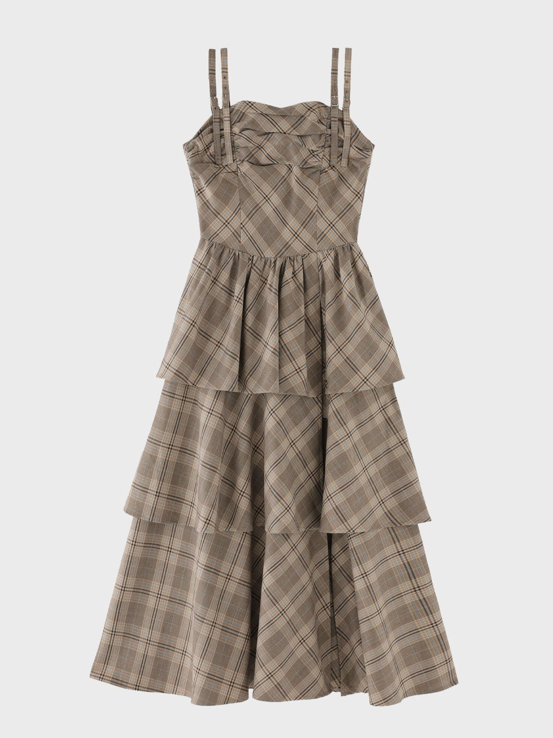 Double strap slit onepiece(eme10710)