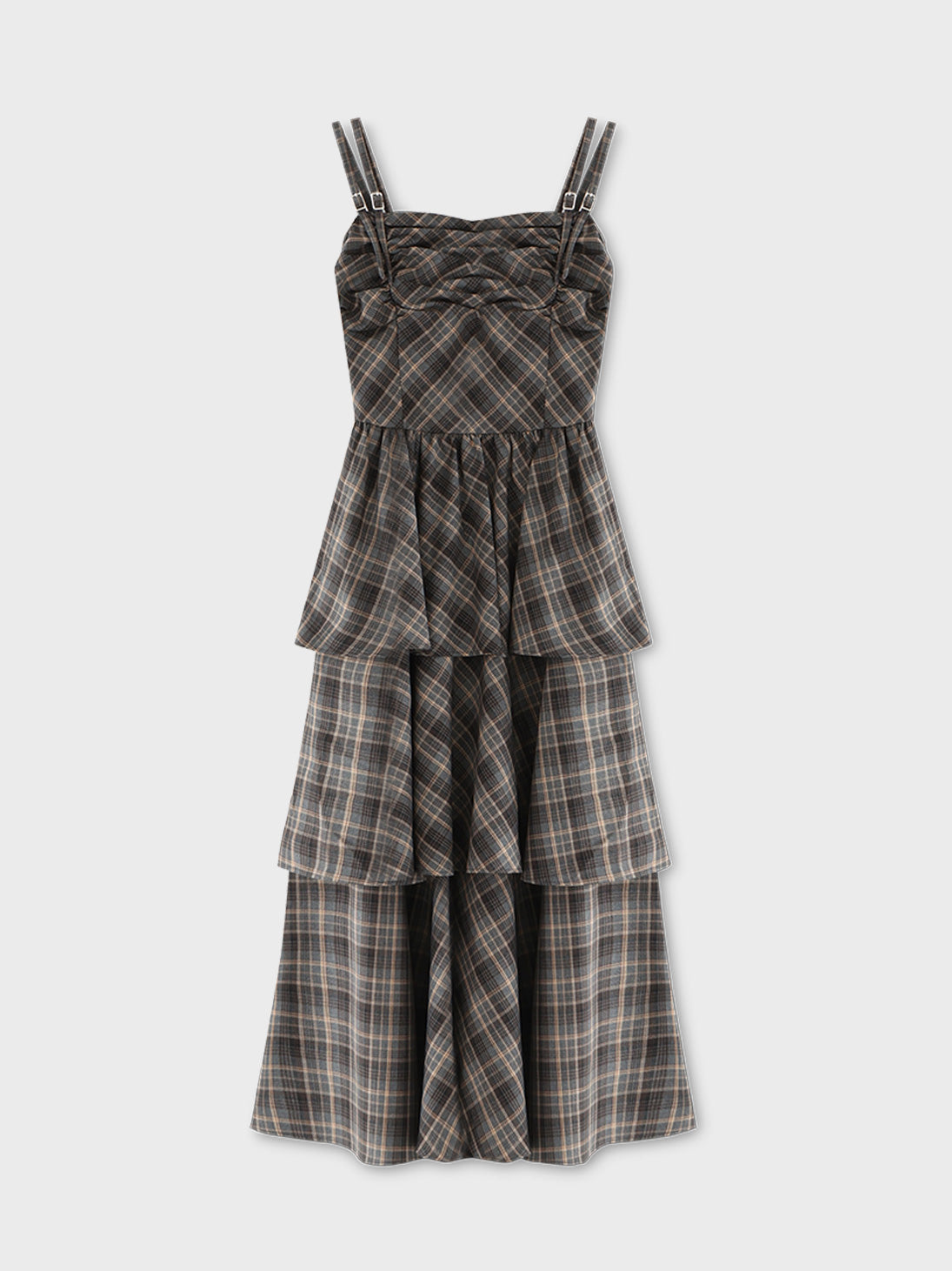 Double strap slit onepiece(eme10710)