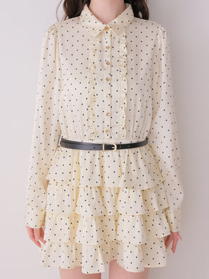 model：162cm　(size：F　color：Beige)