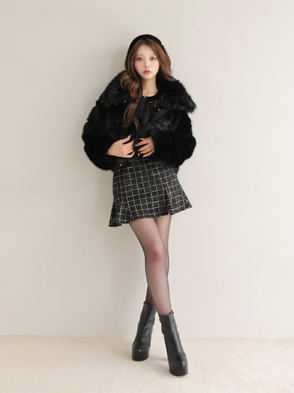 【Pre Order】Classic ribbon tweed cardigan(eme10729)