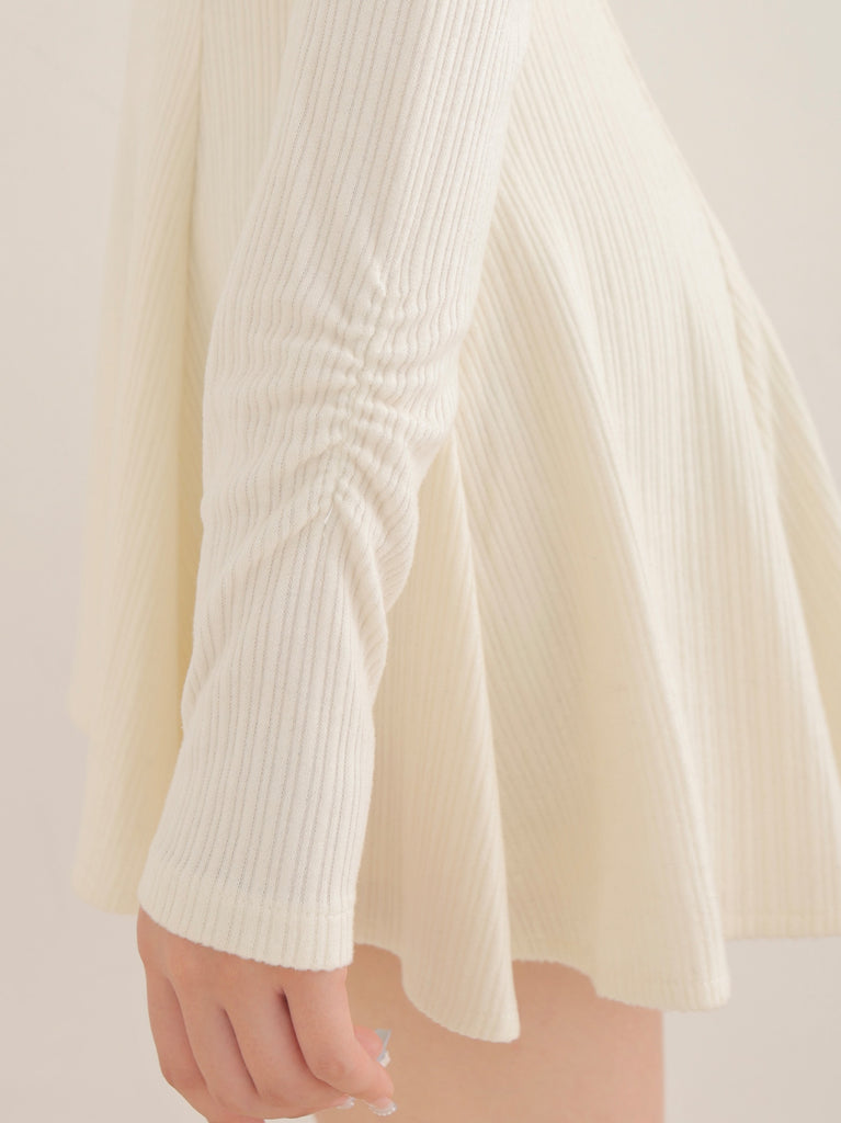 Cross tulle flare mini onepiece(eme10736)