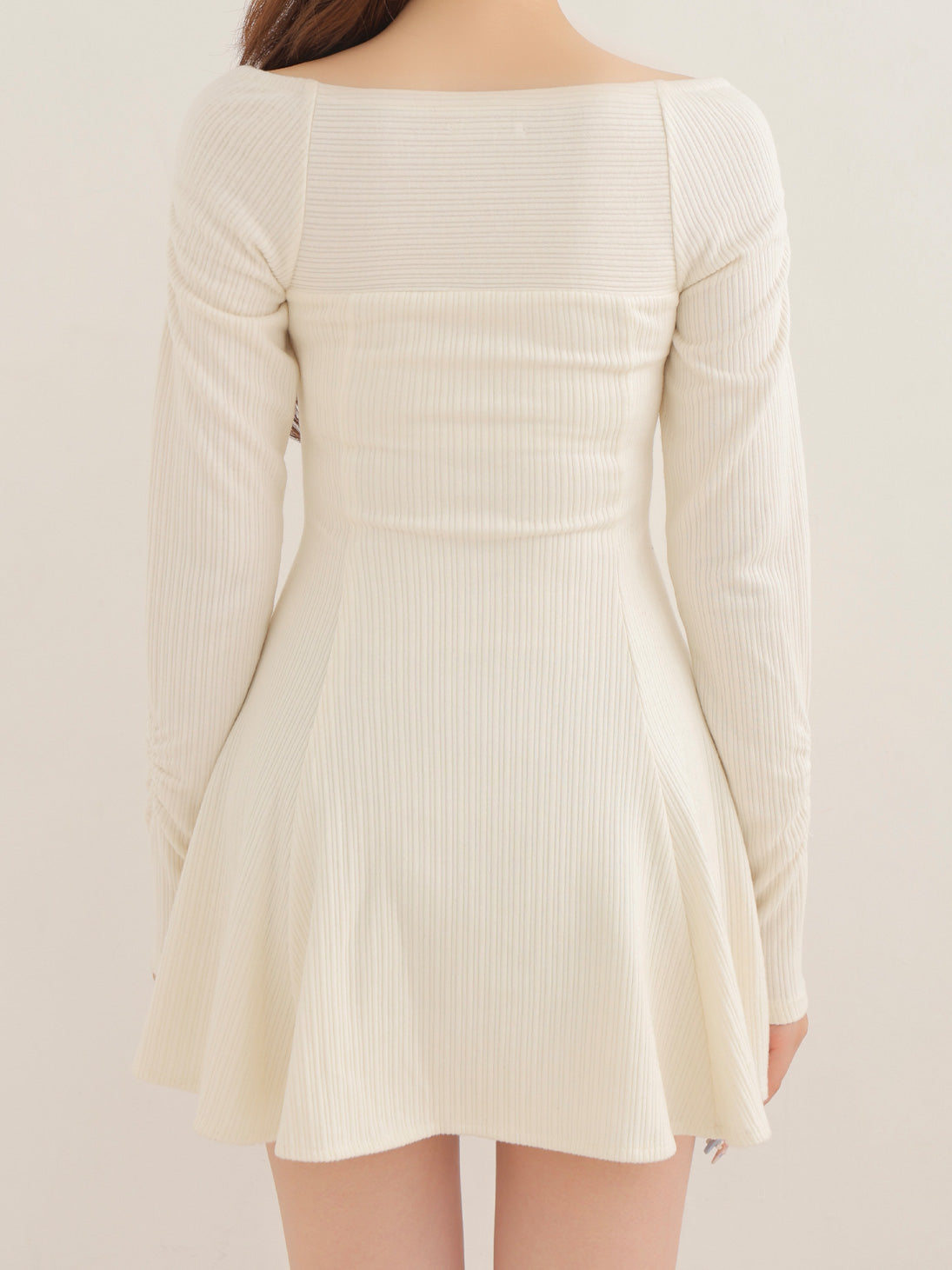 Pre Order】Cross tulle flare mini onepiece(eme10736) – M me eme