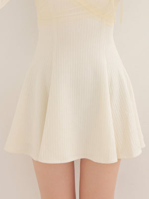 Cross tulle flare mini onepiece(eme10736)