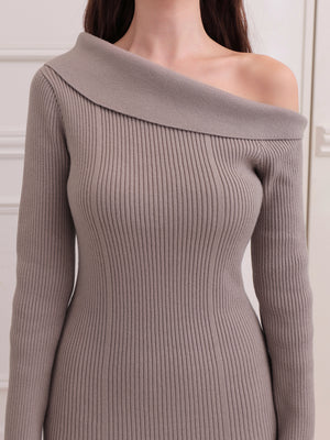 Fur shoulder mermaid onepiece(eme10739)