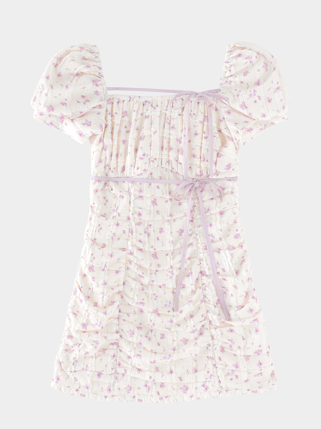 Ripple frill flower mini onepiece(eme10742)