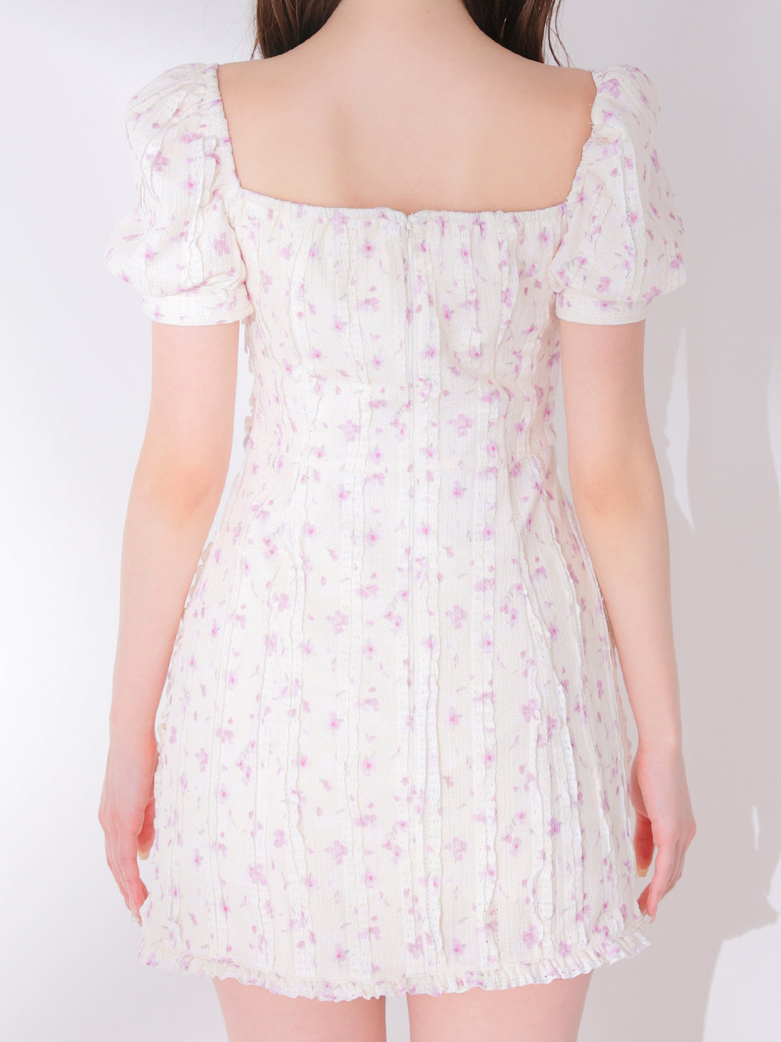 Ripple frill flower mini onepiece(eme10742) – M me eme