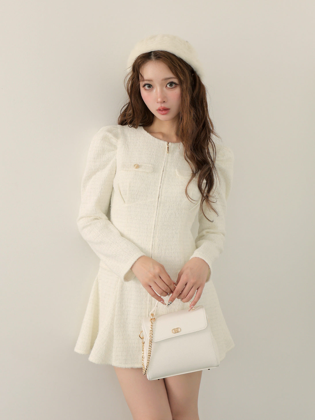 Zip puff mini onepiece(eme10744)