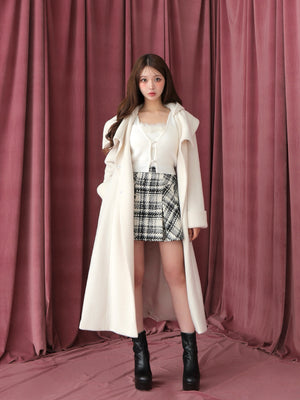 model：160cm　(size：F　color：White)