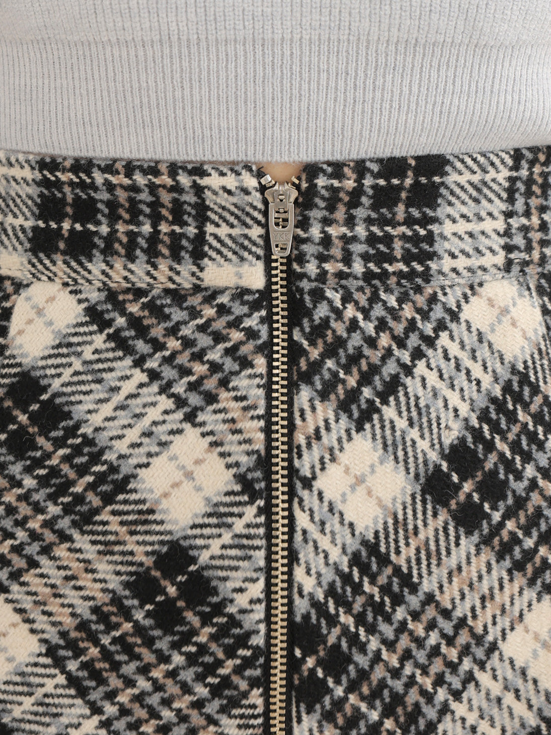 【Pre Order】Classic check pleated skort(eme10751)