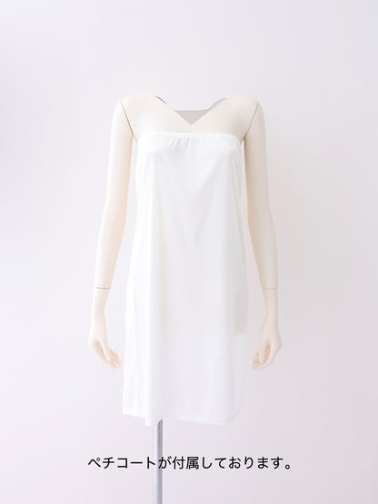 【Pre Order】Layered ribbon knit onepiece (eme10757)