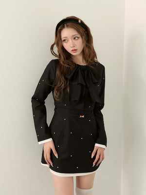 Ribbon bijou mini onepiece(eme10761)