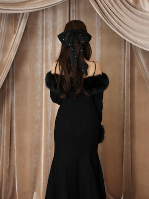 model：160cm　(size：F　color：Black)