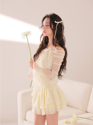 model：163cm　(size：F　color：Ivory)