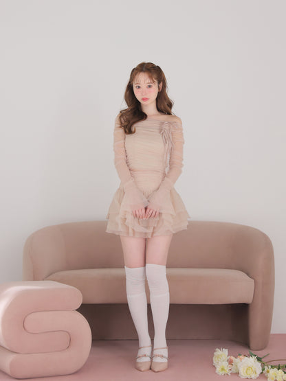 model：162cm　(size：F　color：Pink)