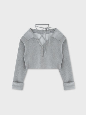 Airy smooth ribbon pullover(eme10767)