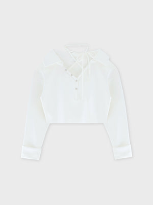 Airy smooth ribbon pullover(eme10767)