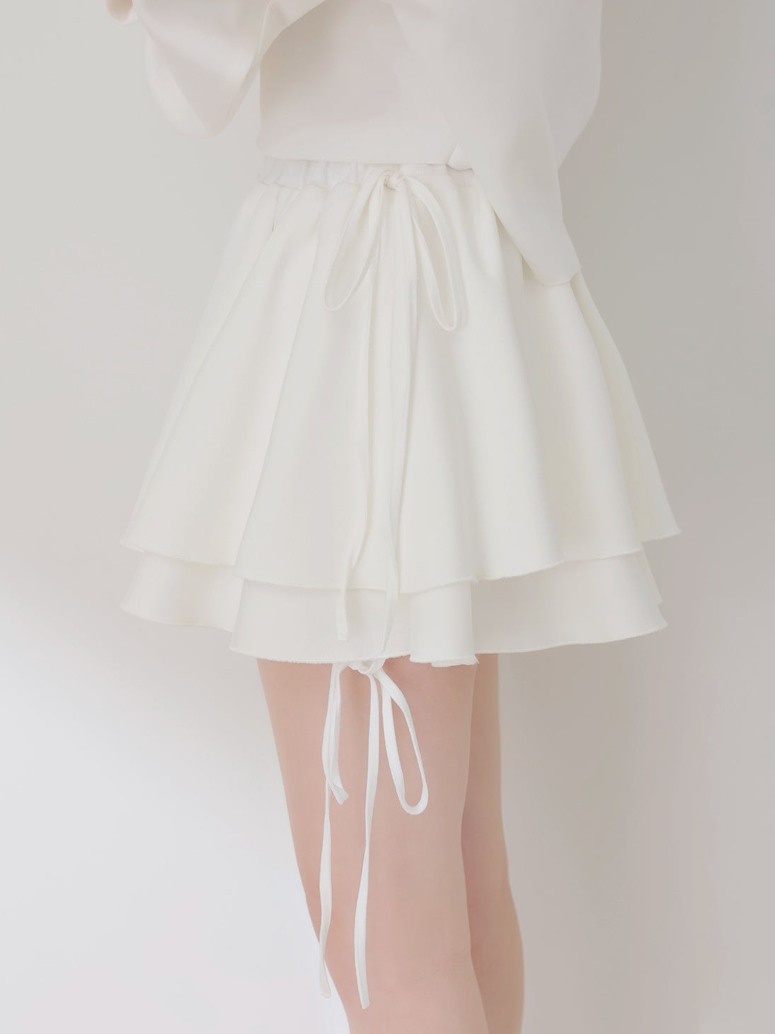 Airy smooth ribbon pullover(eme10767)