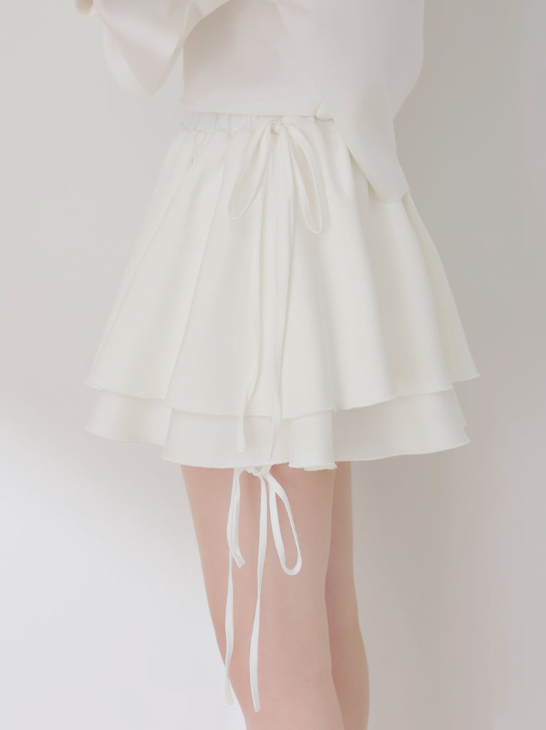 Airy smooth ribbon pullover(eme10767)