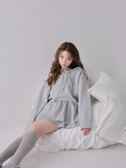 model：160cm　(size：F　color：Gray)