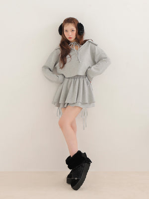 Airy smooth ribbon pullover(eme10767)