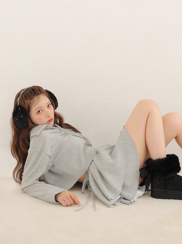 Airy smooth ribbon pullover(eme10767)