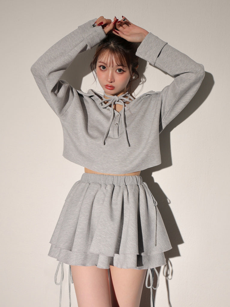 Airy smooth ribbon pullover(eme10767)