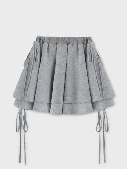 Airy smooth frill mini skirt(eme10768)