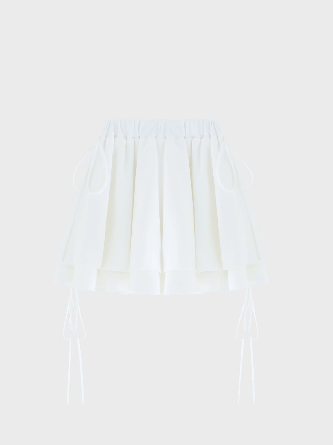 Airy smooth frill mini skirt(eme10768)