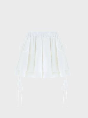 Airy smooth frill mini skirt(eme10768)