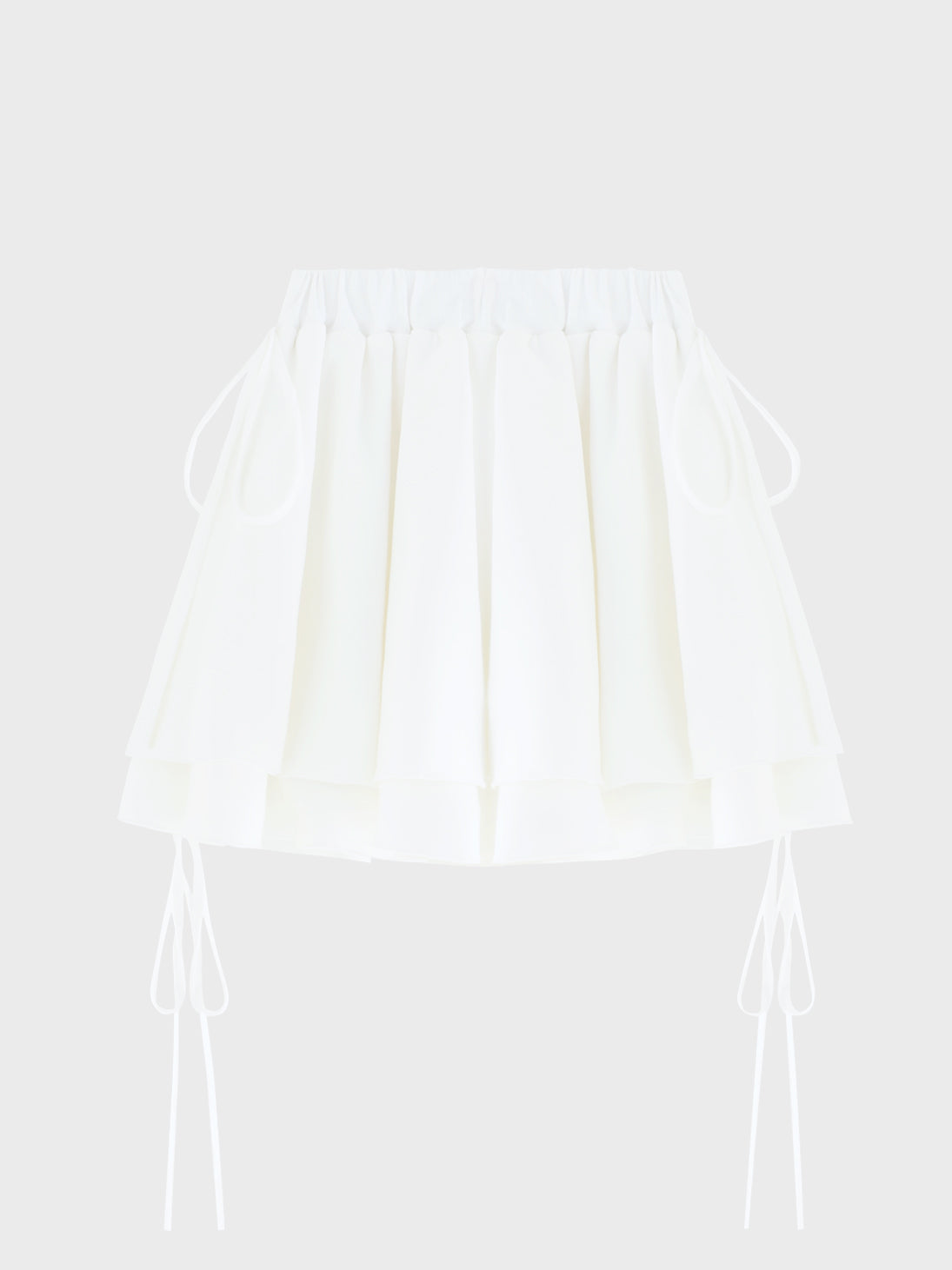 Airy smooth frill mini skirt(eme10768)