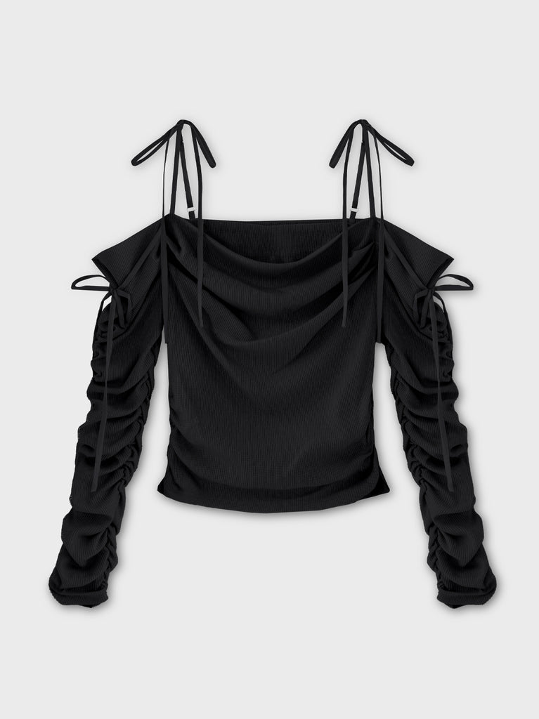 Ribbon ribbed knit(eme10773)