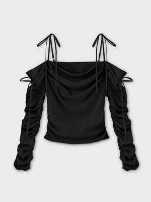 Ribbon ribbed knit(eme10773)