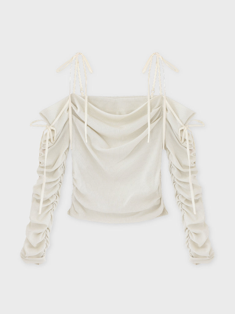 Ribbon ribbed knit(eme10773)